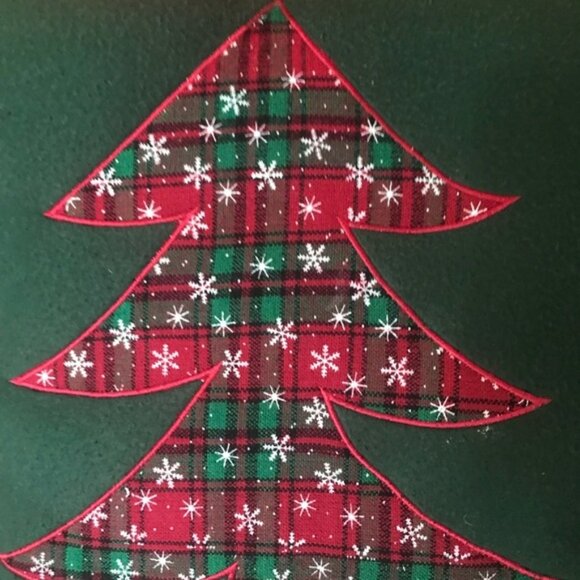 Rare Vintage Handmade Soft Christmas Tree Pillow - Picture 3 of 9